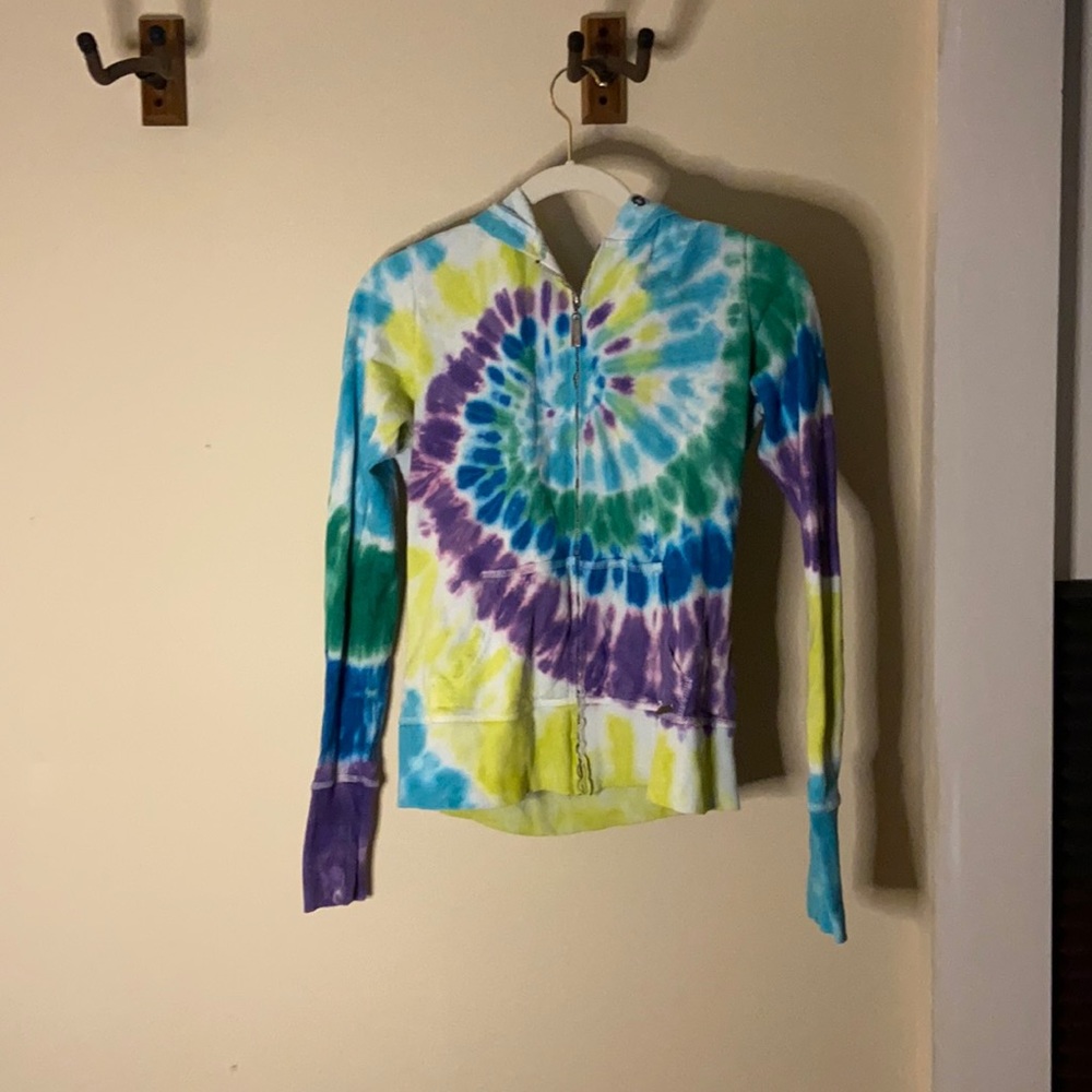 Tie dye light weight hoodie